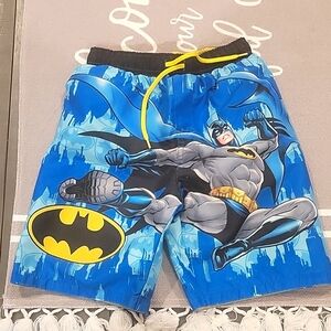 Batman swim trunks size 7
